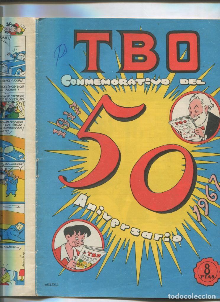 Fumetti: TBO extra de 8 pts: 50 aniversario 1917-1967 (numerado 6 en trasera) - Varios
