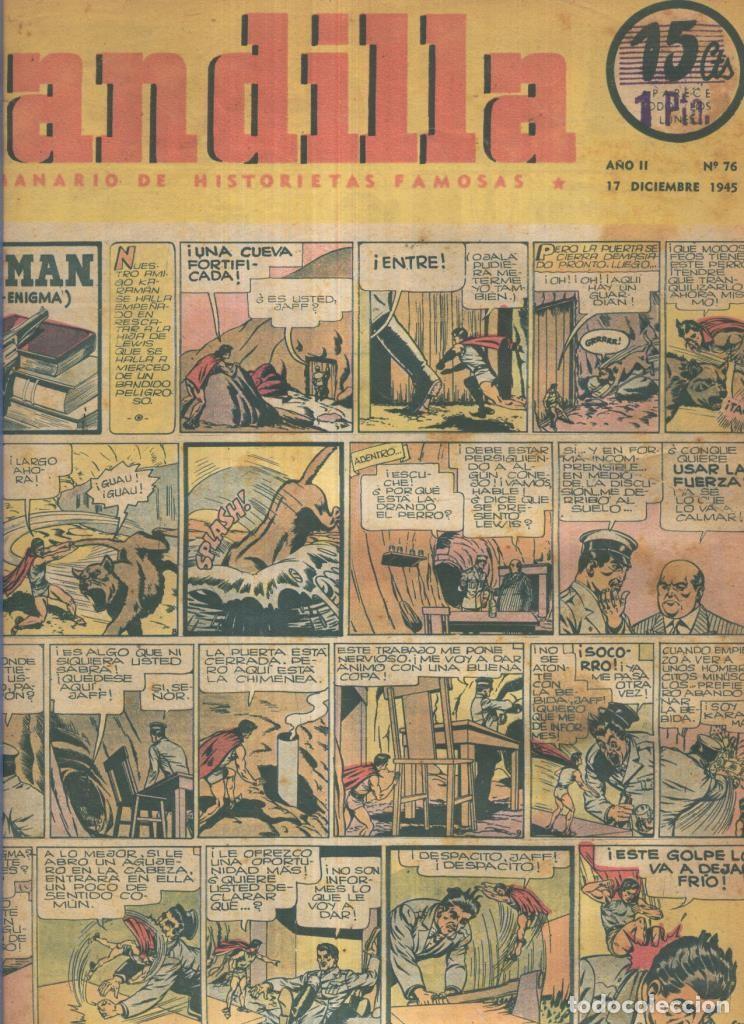 Comics : Pandilla semanario de historietas famosas numero 076 (procede de tomo desencuadernado) - Varios