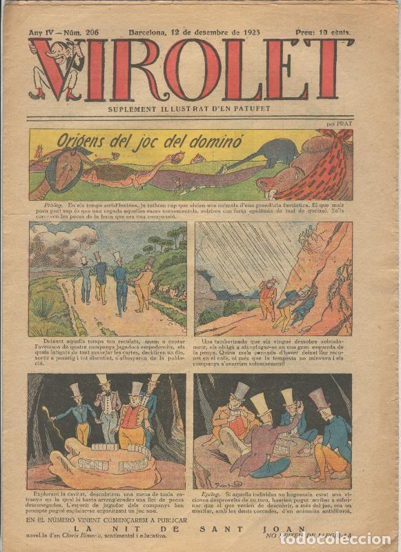 Comics: Virolet suplement illustrat d,en Patufet numero 206 del 12.12.1925 - Varios