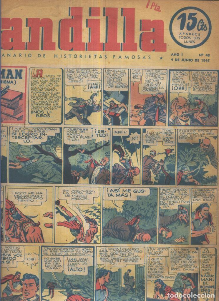 Comics: Pandilla semanario de historietas famosas numero 048: ( procede de tomo desencuadernado) - Varios