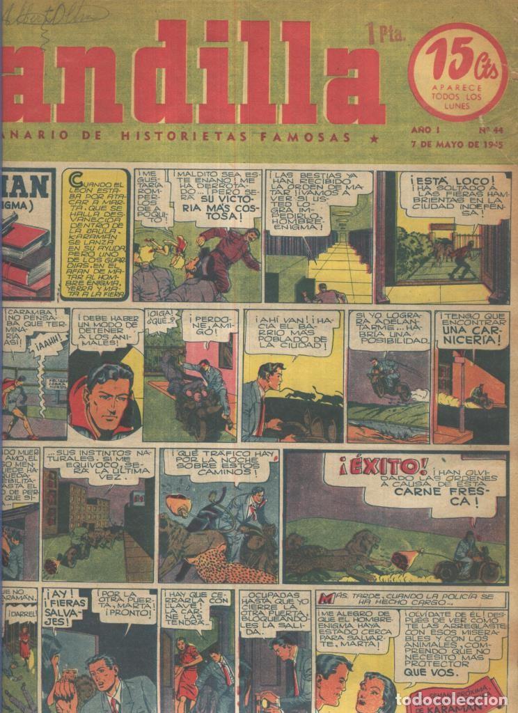 Fumetti: Pandilla semanario de historietas famosas numero 044: ( procede de tomo desencuadernado) - Varios