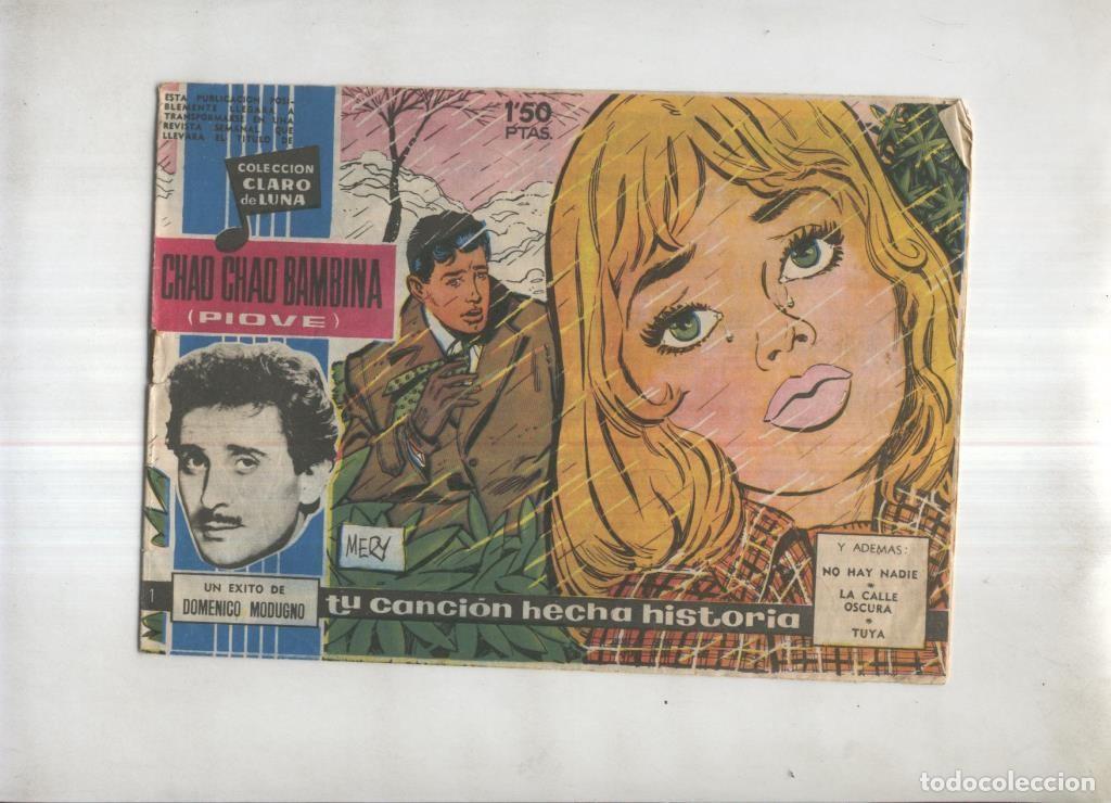 C&oacute;mics: Claro de Luna numero 001: Chao chao bambima, ficha de Domenico Modugno - Mery