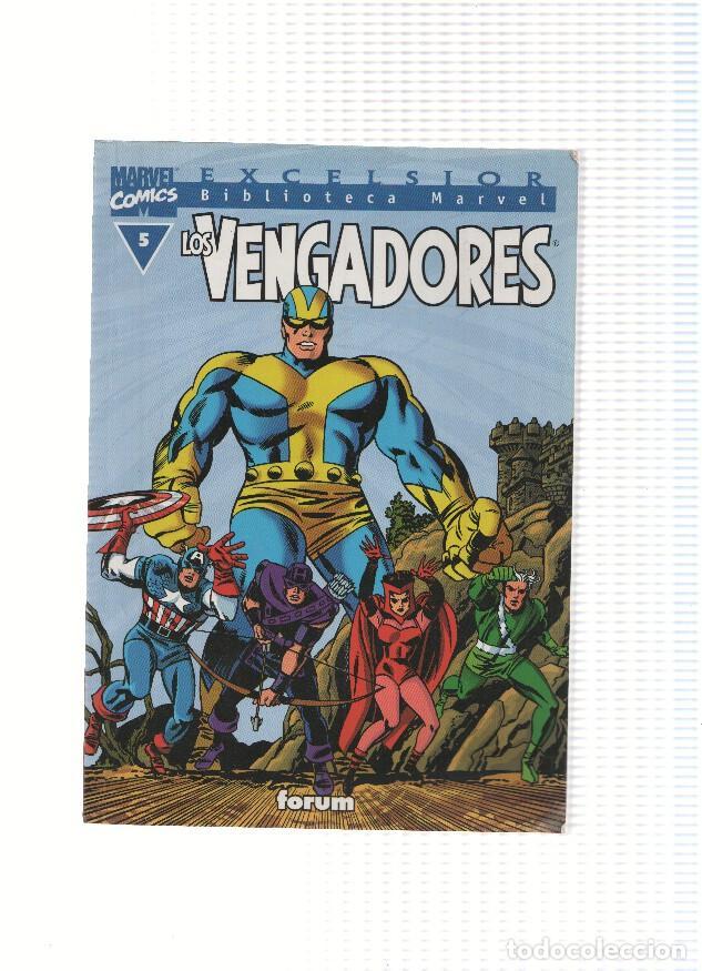 C&oacute;mics: Biblioteca Marvel Excelsior: LOS VENGADORES ,Numero 05 - Stan Lee - Foto 1