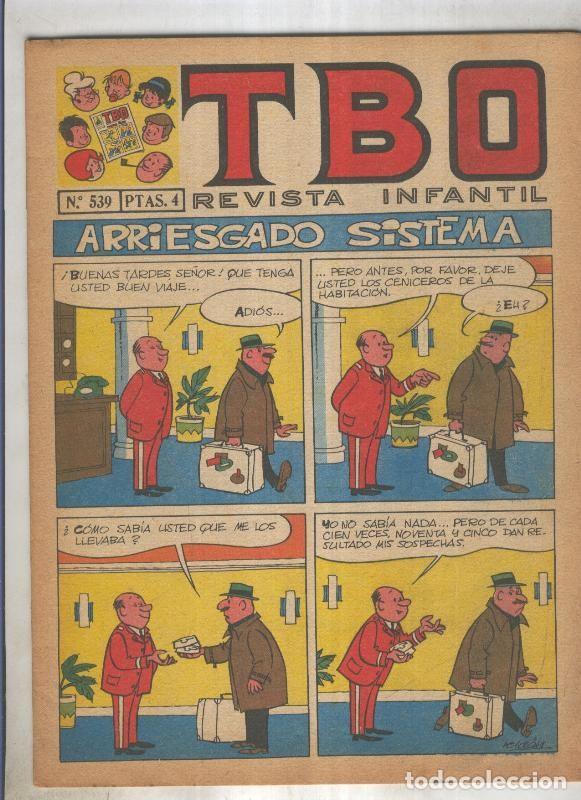 Fumetti: TBO numero 539: Arriesgado sistema (Roldan), (numerado 2 en trasera) - Varios