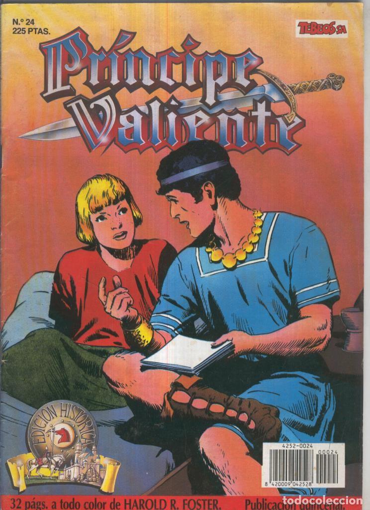 Comics: El Principe Valiente de Ediciones B numero 24 (numerado 1 en trasera) - Hal Foster
