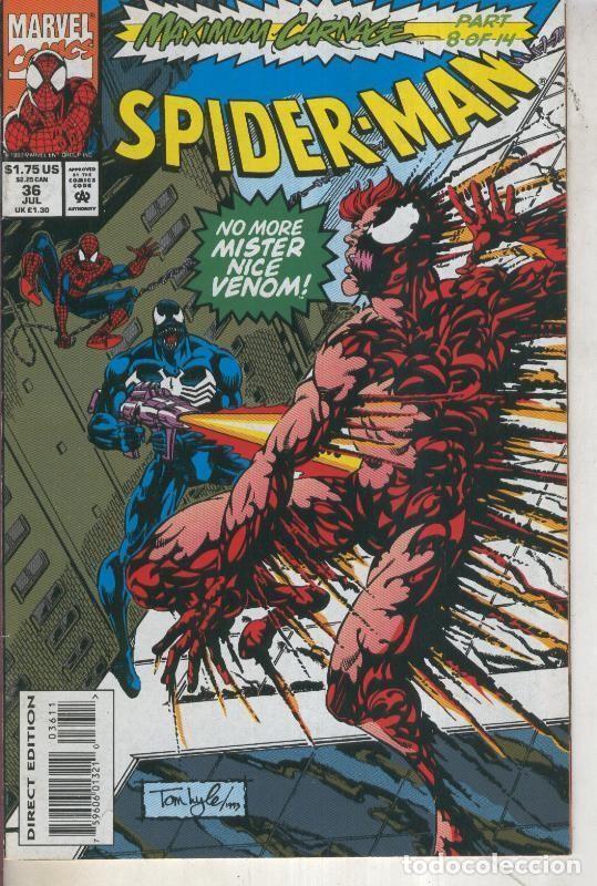 C&oacute;mics: Spider-Man volumen 1 numero 036 (1993) - varios - Foto 1