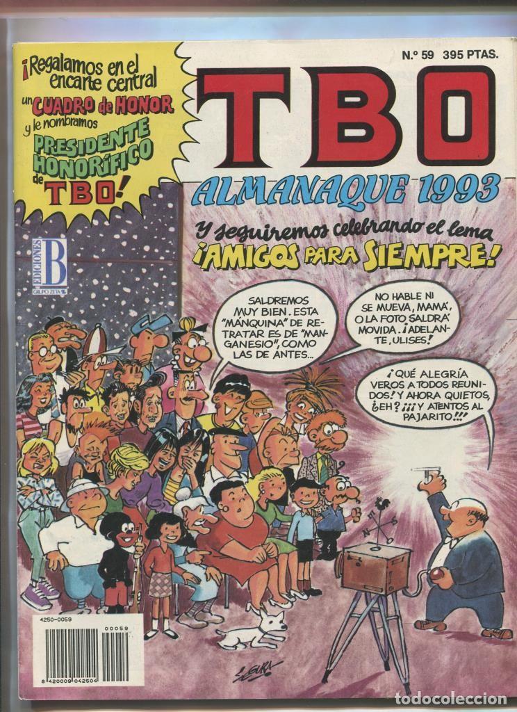 C&oacute;mics: TBO de Ediciones B numero 059: almanaque 1993 ( numerado 4 en trasera) - Varios - Foto 1