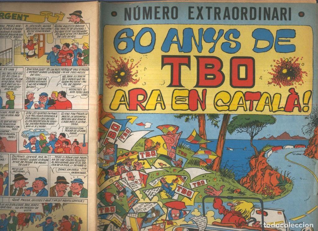 Comics: TBO extra de 30 pts: 60 anys de TBO ara en catala (numerado 2 en trasera) - Varios
