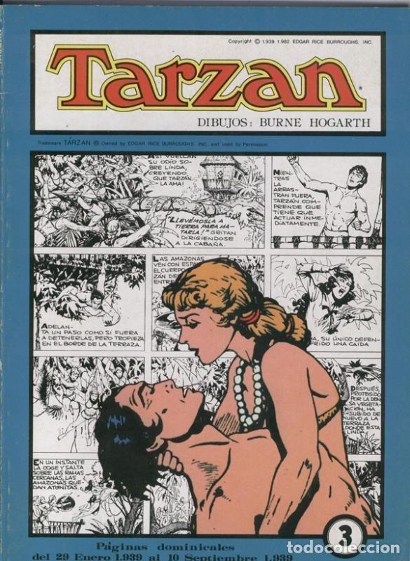 C&oacute;mics: Tarzan volumen 3 (numerado 4 en interior cubierta) - Burne Hogarth - Foto 1