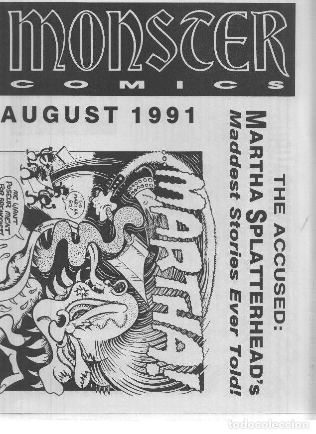 C&oacute;mics: MONSTER COMICS - August 1991 (New Releases of Monster Comics) - Varios