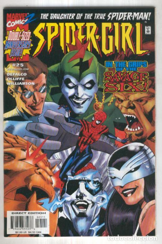 Comics: SPIDER-GIRL Vol.1 No.25: The Savage Six (Double-Sized Issue) - Tom DeFalco