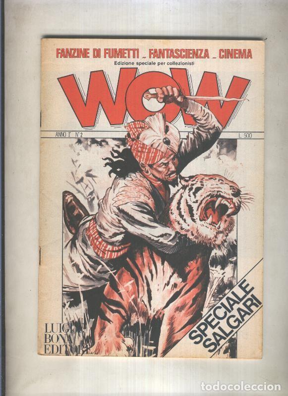 C&oacute;mics: Wow anno 1 numero 02 (1976): Salgari - Varios - Foto 1