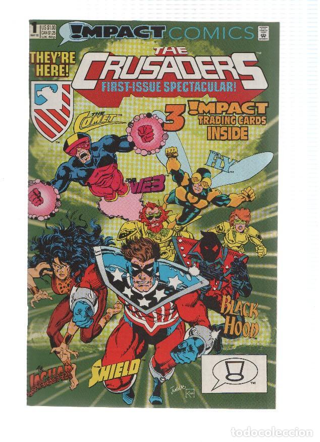 Comics: THE CRUSADERS, Volume 1, Numero 01: Blast from the Past (Impact 1992) - Mark Waid