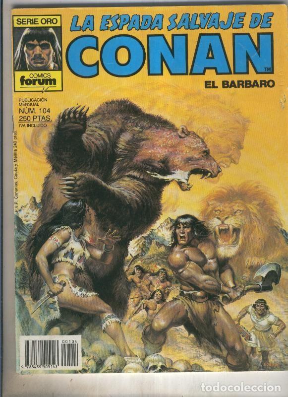 C&oacute;mics: La espada de conan el barbaro numero 104 - Varios - Foto 1