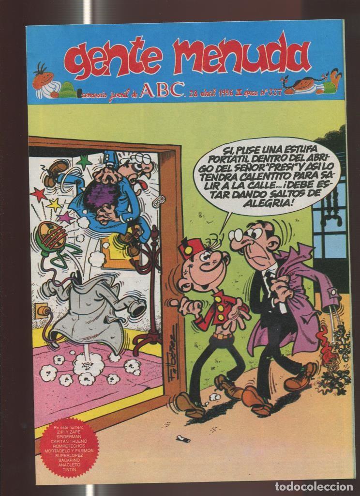 Fumetti: Gente Menuda seminario juvenil de ABC numero 337: El Capitan Trueno, etc - Varios