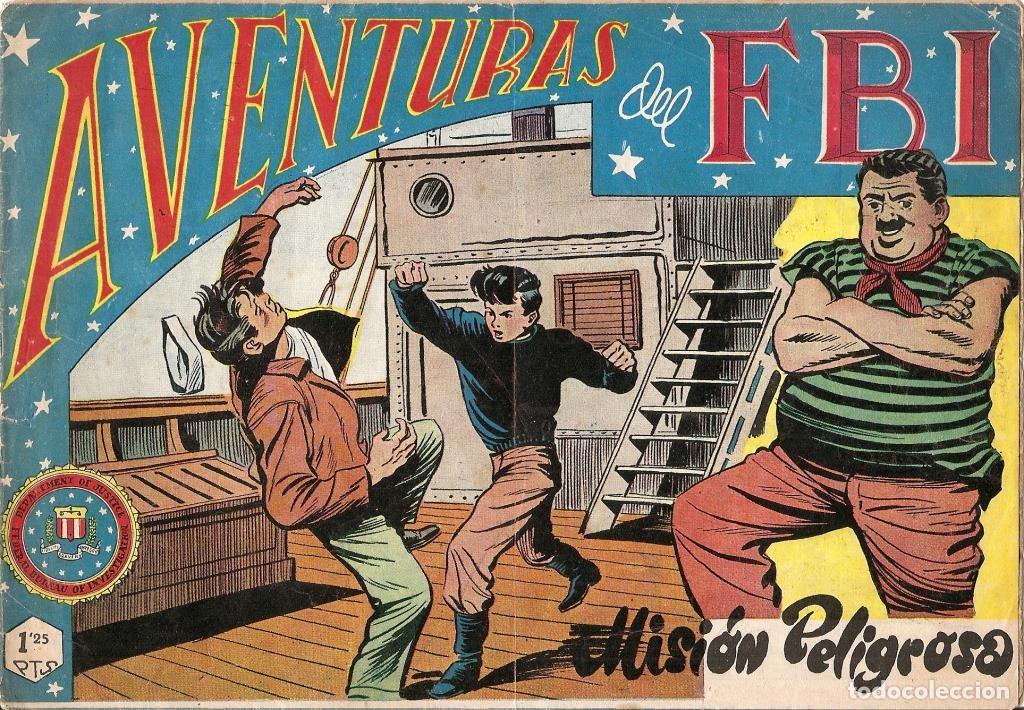 Comics: Aventuras del FBI original numero 072: Mision peligrosa (numerada 2 en trasera) - Luis Bermejo