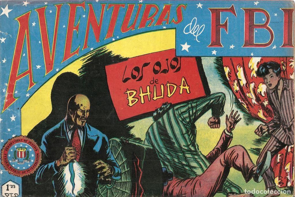Comics: Aventuras del FBI original numero 042: Los ojos de Bhuda (numerado 2 en trasera) - Luis Bermejo
