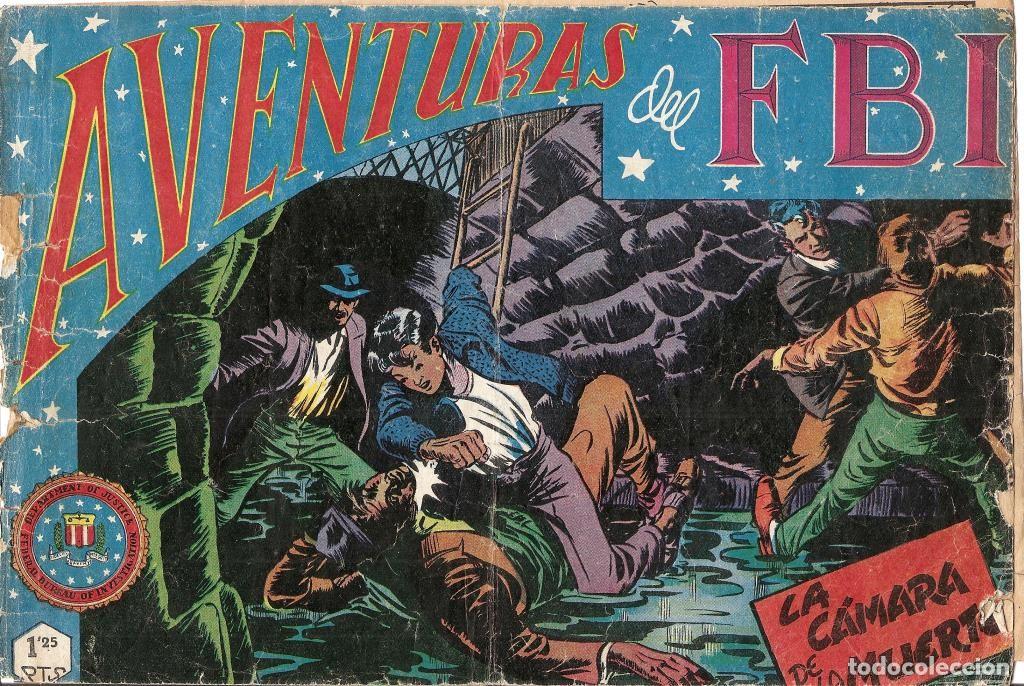 Comics: Aventuras del FBI original numero 028: La camara de la muerte (numerado 3 en trasera) - Luis Bermejo