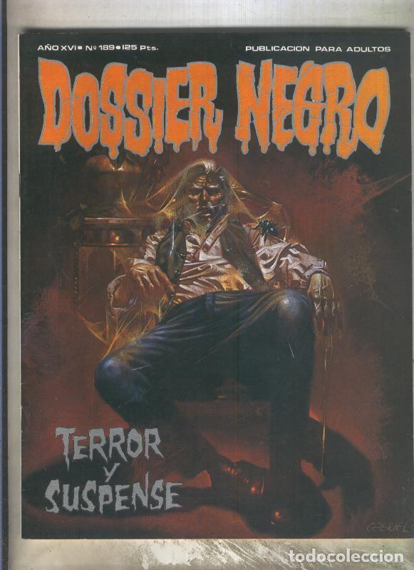 C&oacute;mics: Dossier Negro numero 189 - varios