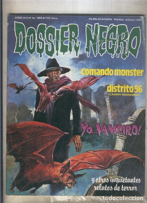 C&oacute;mics: Dossier Negro numero 185 (numerado 1 en trasera) - Varios - Foto 1