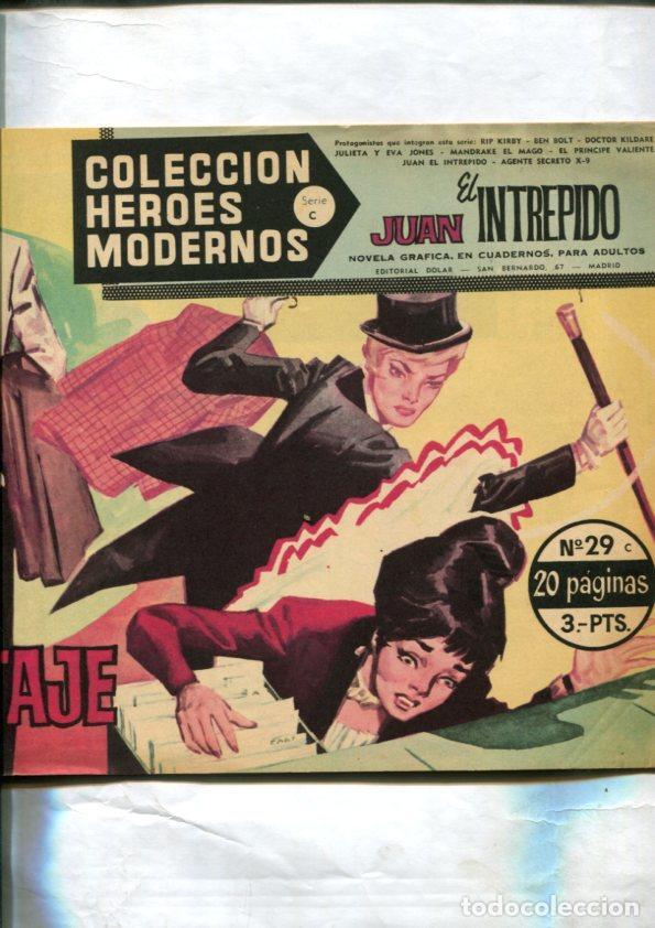 Comics: Heroes Modernos serie C numero 29: Juan el Intrepido: Chantaje (numerado 2 en trasera) - Frank Robbi