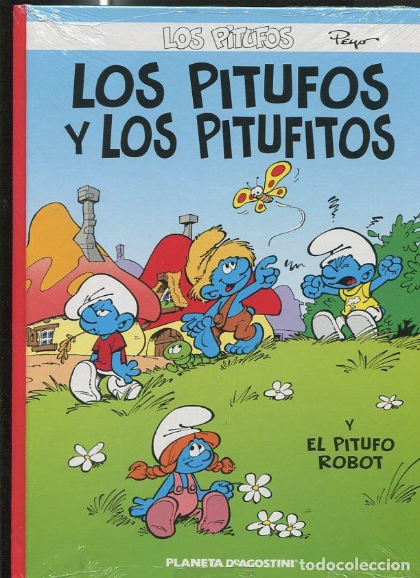 C&oacute;mics: Los Pitufos volumen 14: Los Pitufos y los pitufitos + el pitufo robot - Peyo - Foto 1