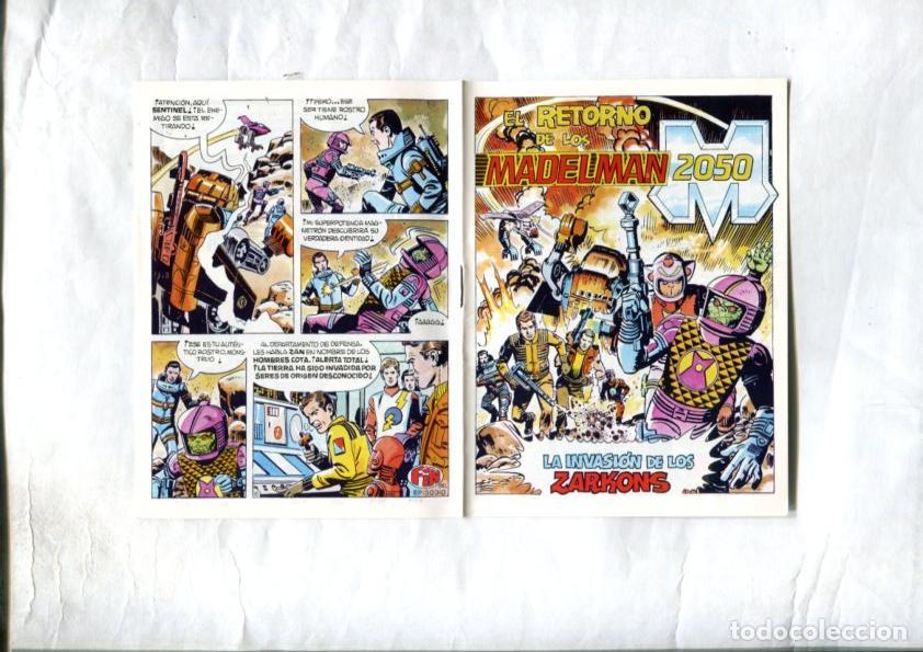 C&oacute;mics: El retorno de los Madelman 2050: La invasion de los Zarkons (folleto comic publicitario) - varios