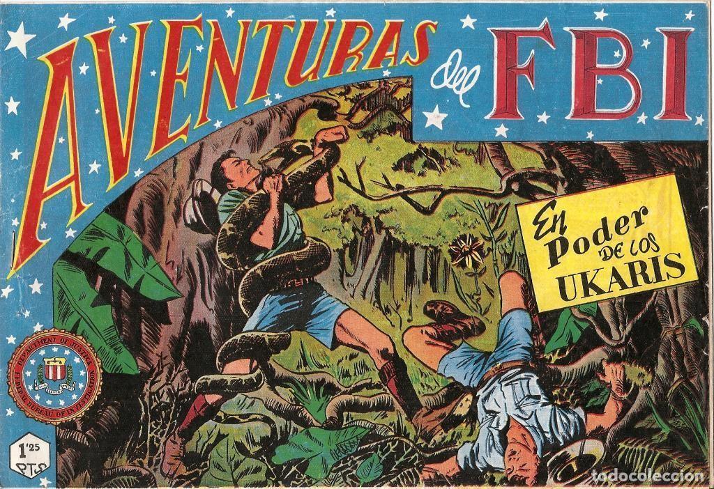 Comics: Aventuras del FBI original numero 089: En poder de los Ukaris (numerada 2 en trasera) - Luis Bermejo