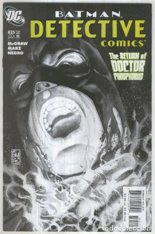C&oacute;mics: DETECTIVE COMICS Vol.1 No.825: BATMAN - Dr. Phosphorus - Royal McGraw - Foto 1