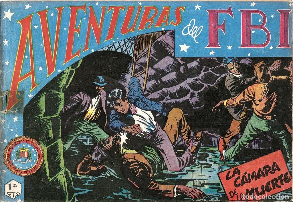 Comics: Aventuras del FBI original numero 028: La camara de la muerte (numerado 1 en trasera) - Luis Bermejo