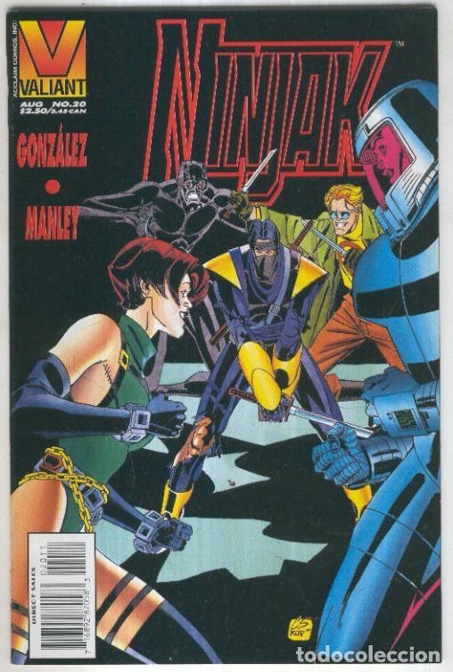 C&oacute;mics: NINJAK, Vol.1 No. 20: Breaking Web, Part 2 (Valiant 1995) - Mark Moretti - Foto 1