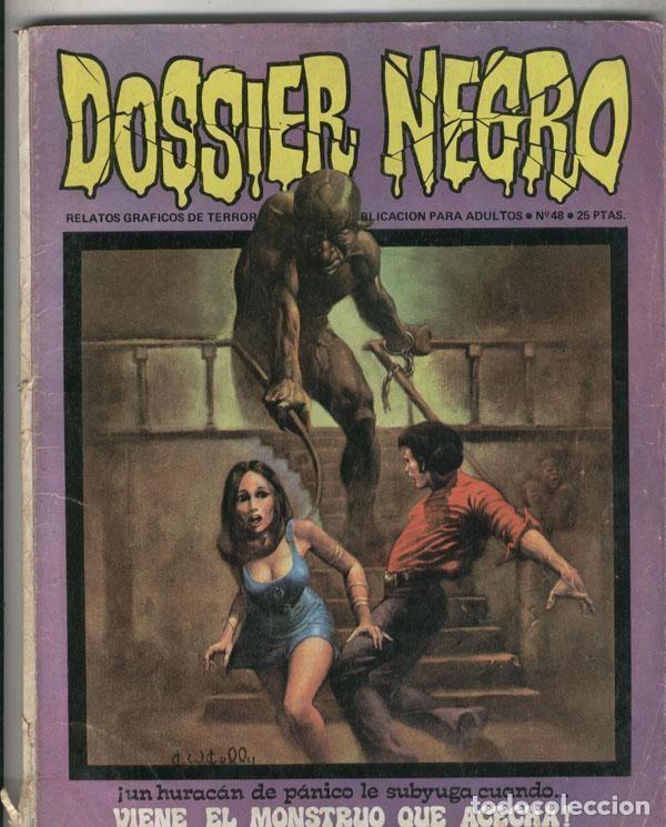 C&oacute;mics: Dossier Negro numero 048 (aviejado y suelto del interior) - varios