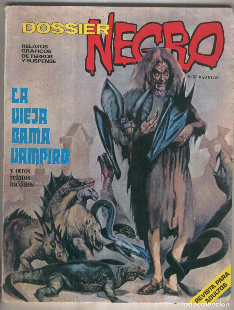 C&oacute;mics: Dossier Negro numero 057 (numerado 1 en primera hoja interior) - varios