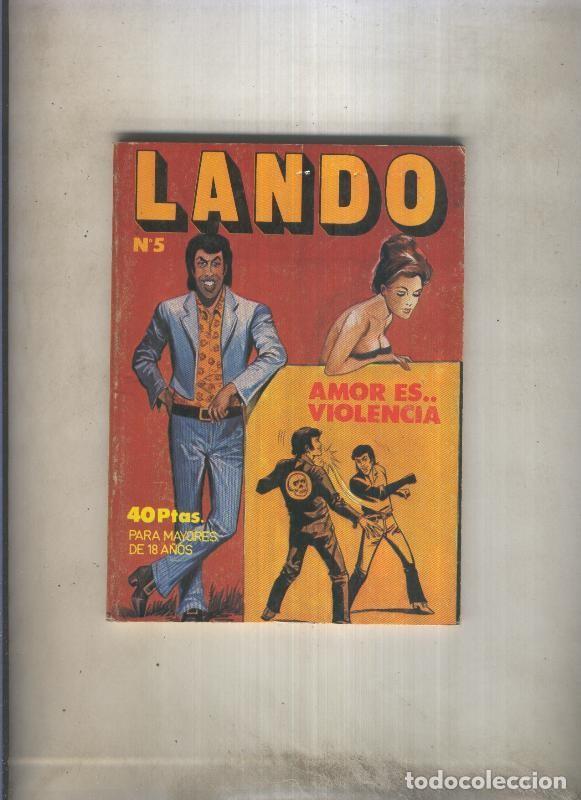 Comics: Lando numero 05: Amor es...violencia (numerado 1 en trasera) - Varios