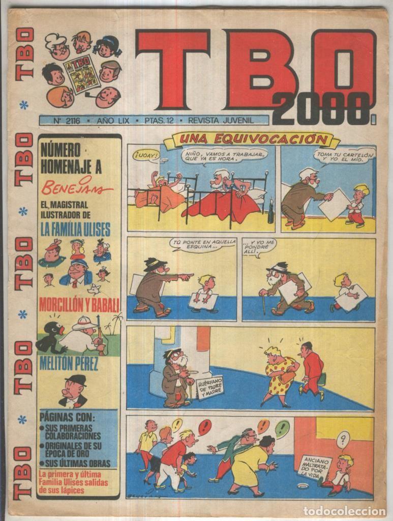 Comics: TBO 2000 numero 2116: Numero homenaje a Benejam - varios