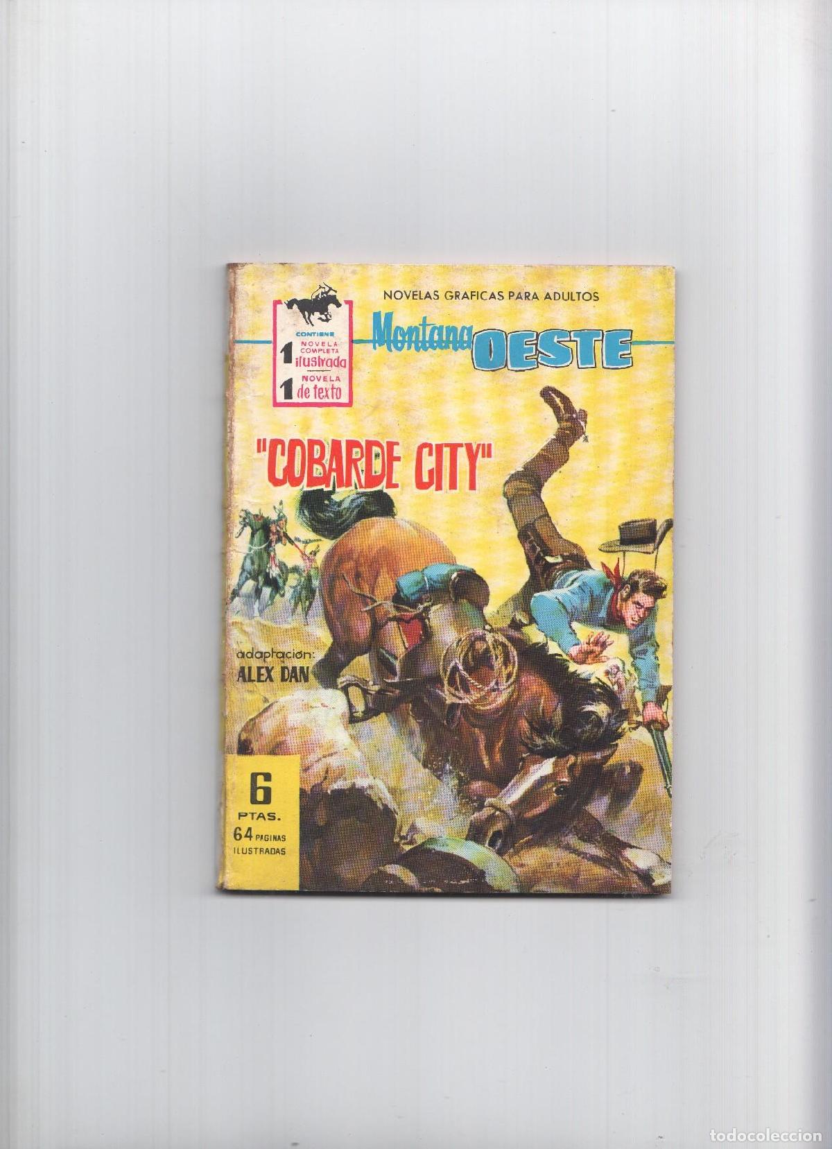 Comics: Montana Oese numero 242: Cobarde City, trasera foto/ficha de Julie Andrews - varios