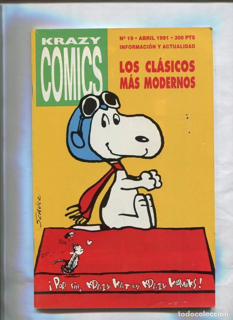 C&oacute;mics: Krazy comics numero 19 (abril 1991): Los clasicos mas modernos: Snoopy - Varios