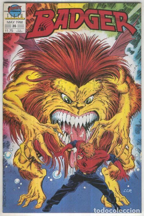 Comics: BADGER, Vol.1 No.35: Garden Party (First Comics 1988) - Mike Baron
