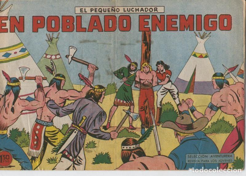 C&oacute;mics: El Peque&ntilde;o Luchador 17x24 cm numero 032: En poblado enemigo - Manuel Gago