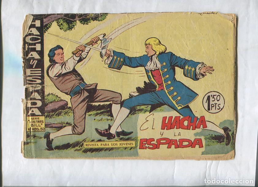 Comics: Hacha y Espada numero 02: El hacha y la espada (aviejado con algun roto) - Armando