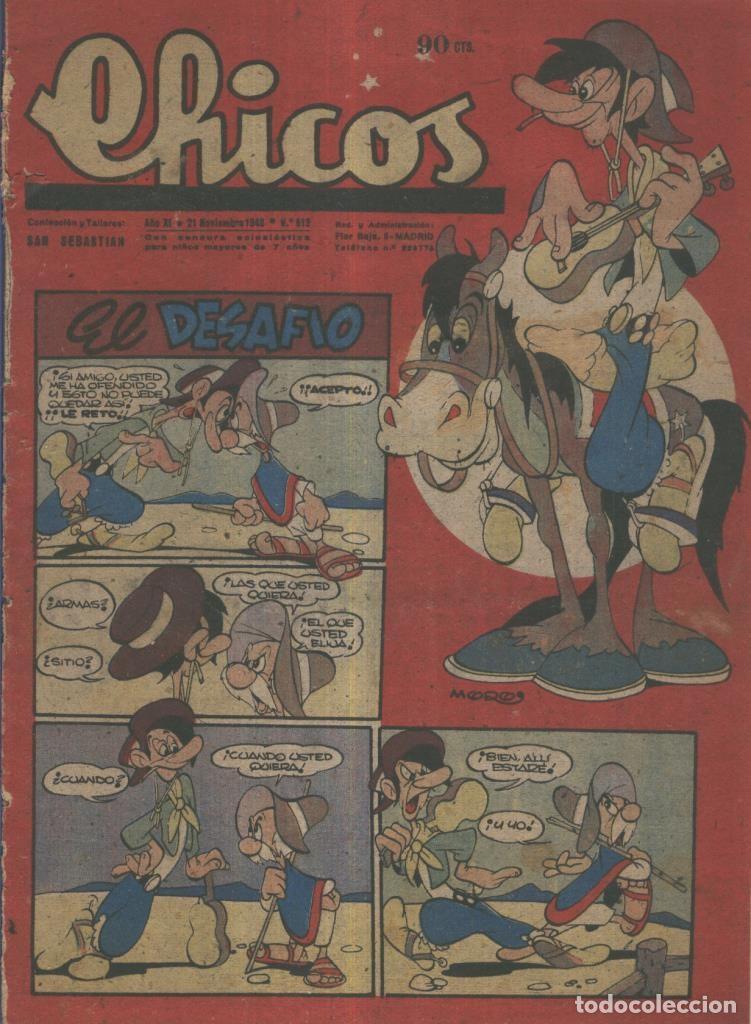 C&oacute;mics: Chicos de Consuelo Gil numero 512 (procede de tomo desencuadernado) - Varios