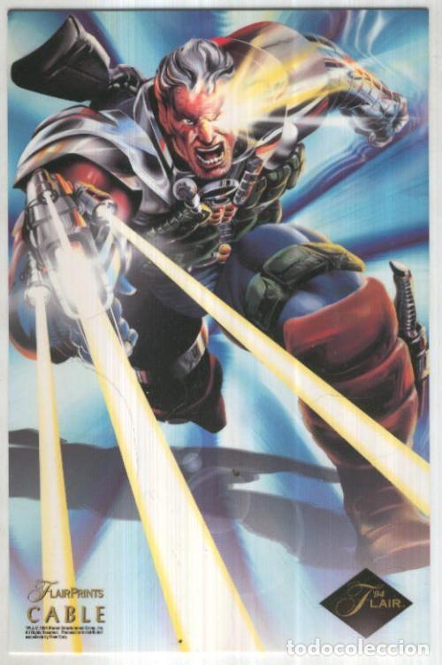 C&oacute;mics: FLAIR MARVEL ANUAL PRINTS 1994: CABLE (Fleer Corporation 1994) - Marvel - Foto 1
