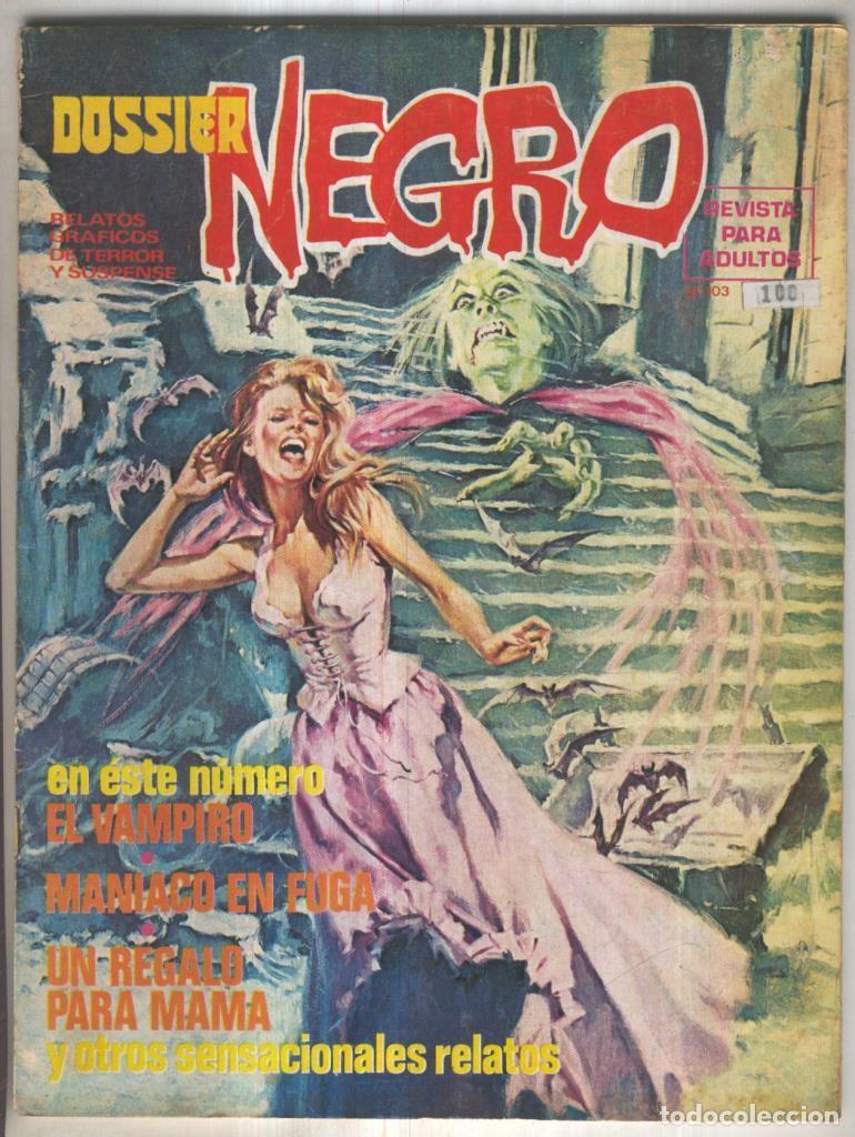 C&oacute;mics: Dossier Negro numero 103 (numerado 1 en trasera) - varios