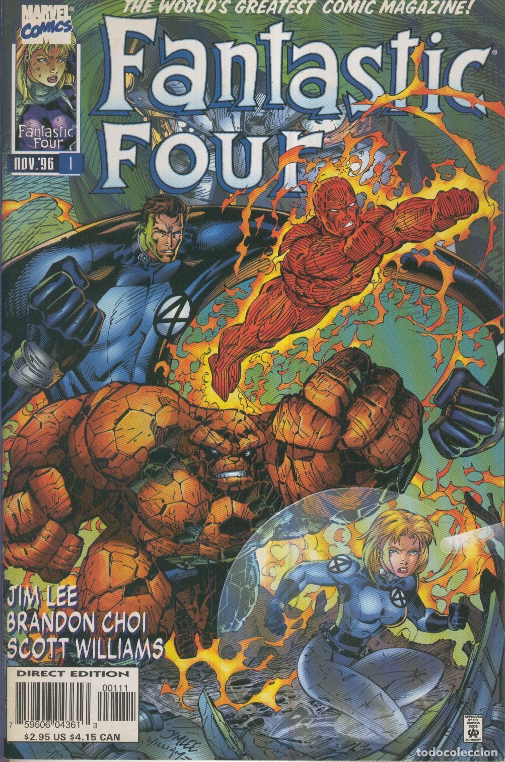C&oacute;mics: FANTASTIC FOUR Vol.02 Numero 01 - Jim Lee - Foto 1