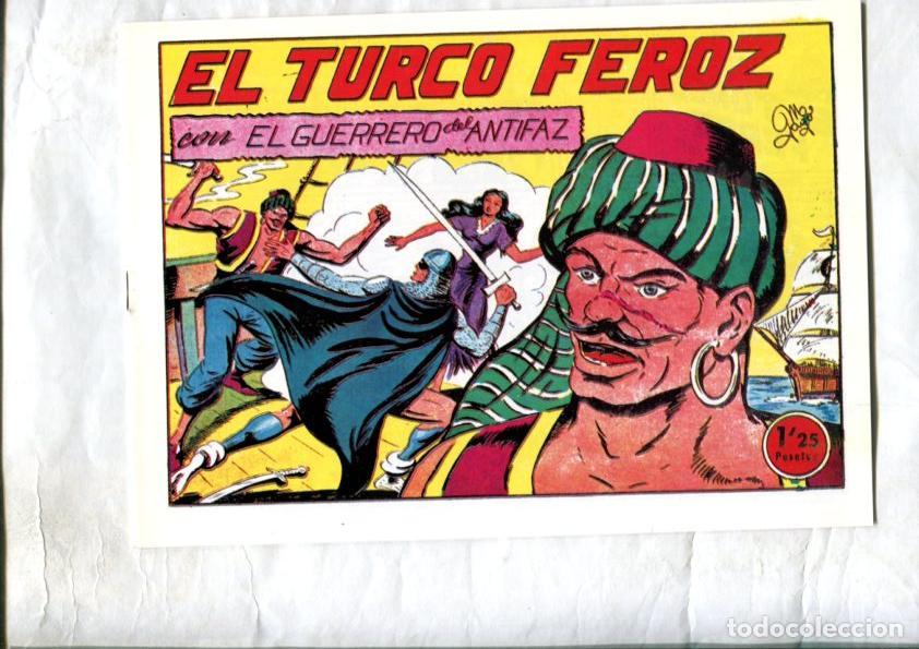 C&oacute;mics: Facsimil: El Guerrero del Antifaz numero 135: El turco feroz - Manuel Gago