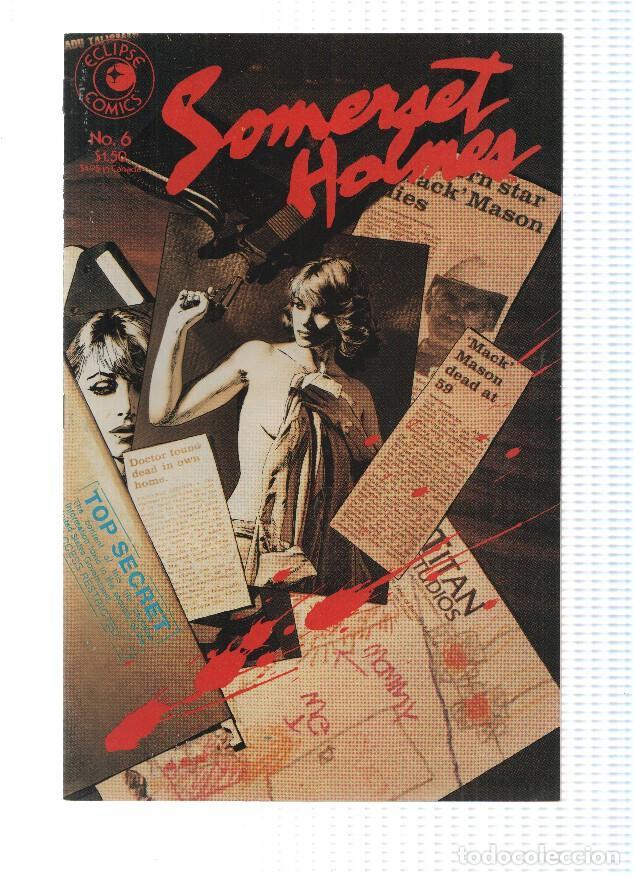 C&oacute;mics: SOMERSET HOLMES, Volume 1: Numero 06 - Bruce Jones (Eclipse Comics 1984) - Bruce Jones - Foto 1