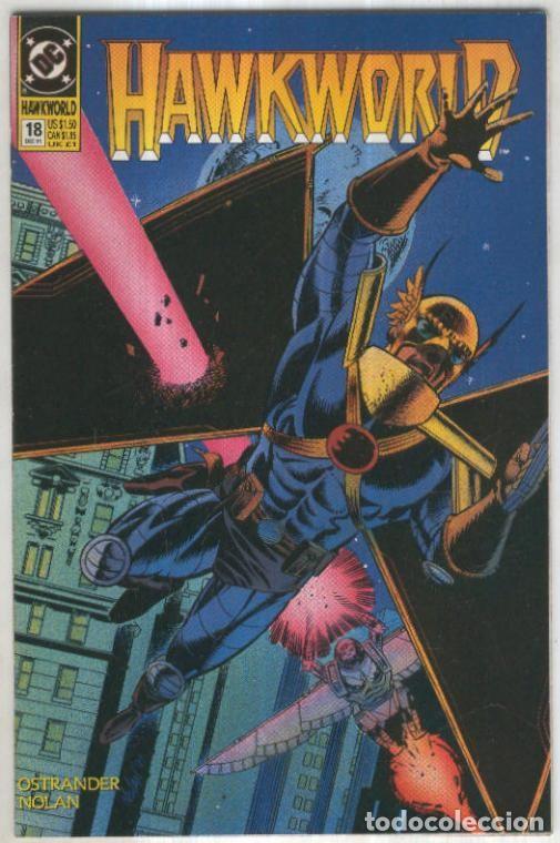 Comics: HAWKWORLD, Vol.3 No.18: Scourge of God (DC 1991) - John Ostrander