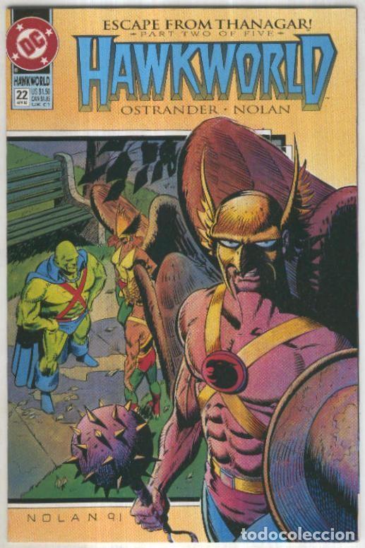 Comics: HAWKWORLD, Vol.3 No.22: Escape from Thanagar 4 (DC 1992) - John Ostrander
