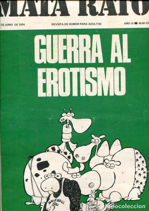 Fumetti: Mata Ratos revista numero 276 del 1.5.1974: Guerra al erotismo - Varios