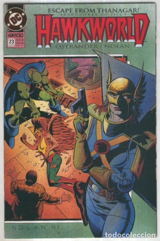 C&oacute;mics: HAWKWORLD, Vol.3 No.23: Escape from Thanagar 7 (DC 1992) - John Ostrander